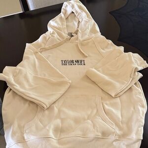 Taylor Swift The Eras Tour Cream Hoodie